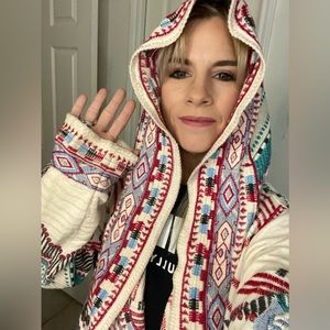 Johnny Was hoodie excellent condition! Size Large